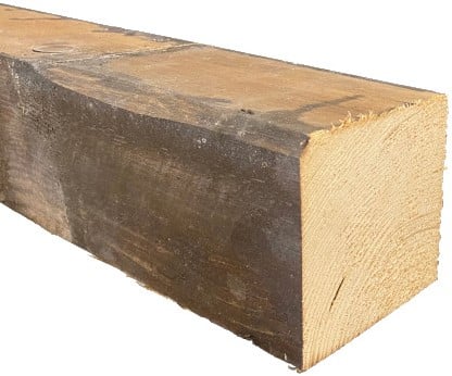 Gebruikte vuren balk 50x50x5100