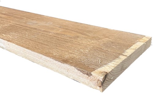 Gebruikte vuren plank 35x270x4800