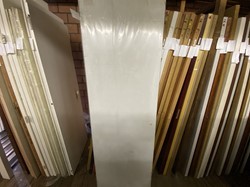 B-keus binnendeur 690x2075 linksdraaiend stomp hout wit