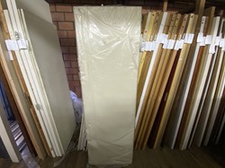 B-keus binnendeur 630x2010 rechtsdraaiend opdek hout wit