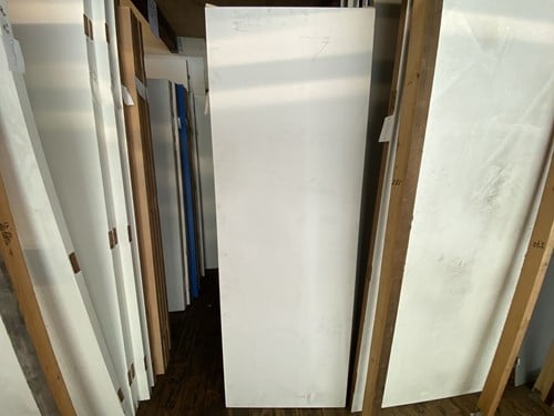 B-keus binnendeur 730x2110 stomp hout wit