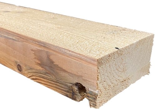 Gebruikte vuren balk 50x100x3900