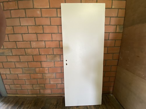 Gebruikte binnendeur 820x2115 stomp hout bruin
