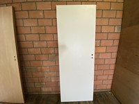 B-keus binnendeur 770x2115 linksdraaiend stomp hout wit