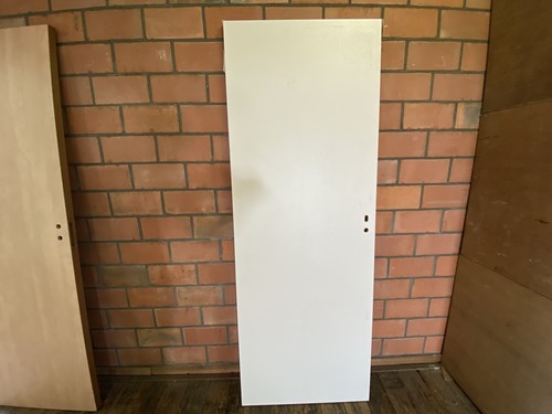 B-keus binnendeur 770x2115 linksdraaiend stomp hout wit