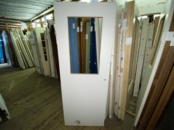 B-keus binnendeur 800x2115 rechtsdraaiend stomp hout wit