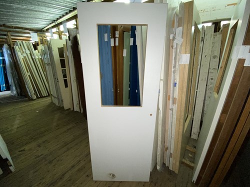 B-keus binnendeur 800x2115 rechtsdraaiend stomp hout wit