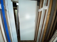 B-keus binnendeur 870x2275 rechtsdraaiend stomp hout wit