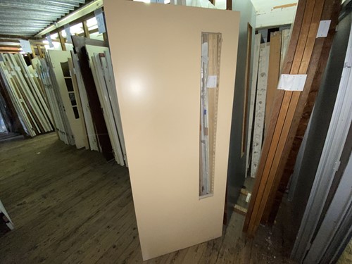 B-keus binnendeur 875x2115 rechtsdraaiend stomp hout beige
