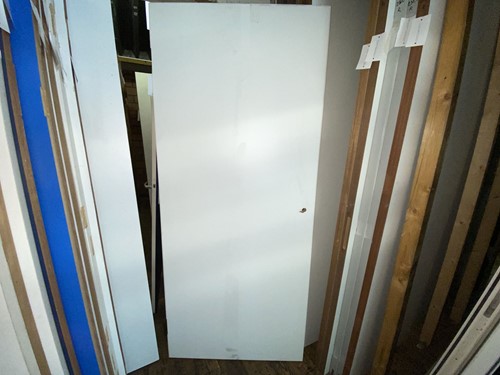 B-keus binnendeur 915x2115 linksdraaiend stomp hout wit