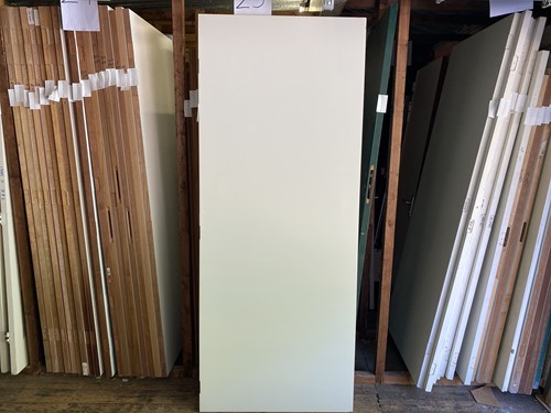 B-keus binnendeur 930x2310 linksdraaiend stomp hout wit