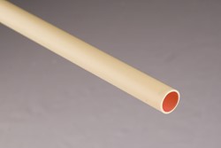 Electro buis 3/4 lengte 4 mtr geel POLIVOLT LF PVC 19MM 4M KEMA CREME