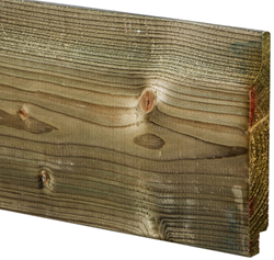 Vuren halfhouts rabat deel geïmpregneerd 22x150mm lengte 480cm