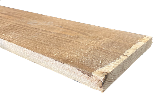 Gebruikte vuren plank 25x210x4500