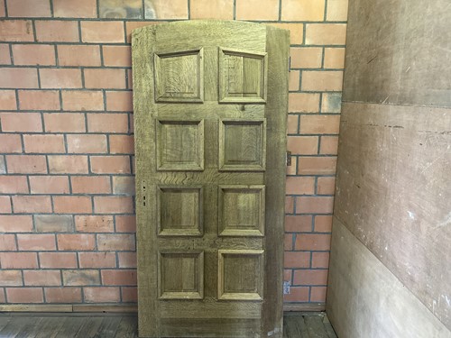 Gebruikte binnendeur 1040x2205 linksdraaiend eikenhout