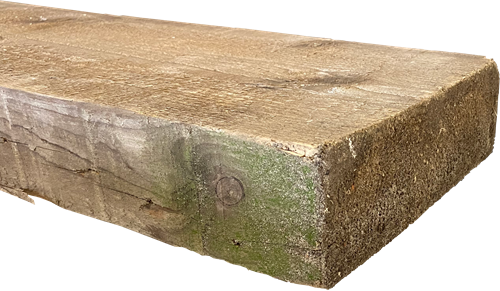 Gebruikte vuren balk 80x100x4800