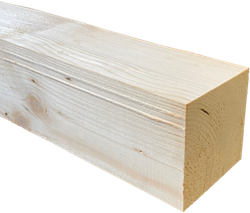 Circulaire vuren balk 50x50x4500