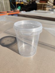Opbergbakje met deksel rond 520ml