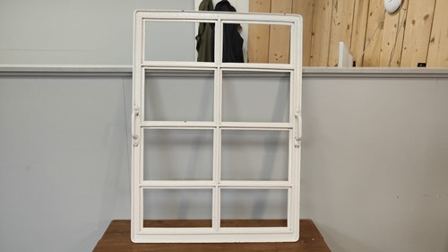 Gebruikt rechthoekig stalraam 720x840mm wit