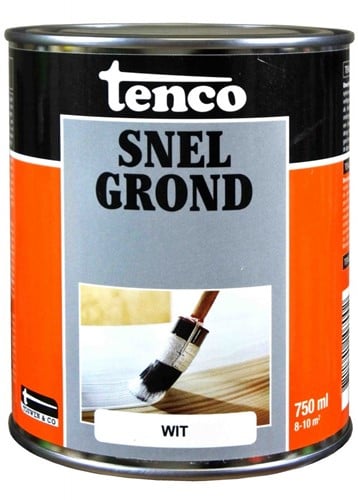 Tenco Snelgrond Dekkend Mat Wit 0,25l