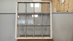 Gebruikt rechthoekig stalraam 880x920mm wit