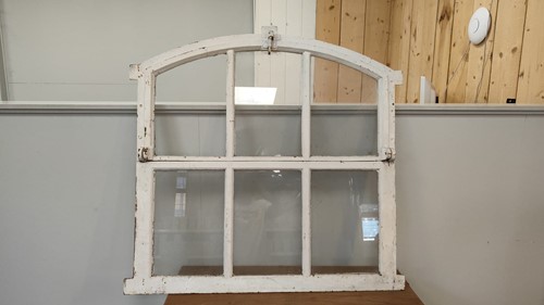Gebruikt stalraam 995x980mm wit