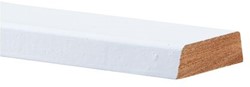 Architrave schuin Hardhout 12x45x4900mm gegrond
