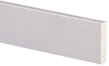 Plint Hardhout 11x45x4900mm gegrond