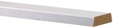 Architrave schuin MDF 12x45x4900mm gegrond