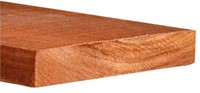 Meranti kozijnhout Ruw 44x150mm