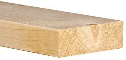 Vuren balk geschaafd 50x125x2700 blank