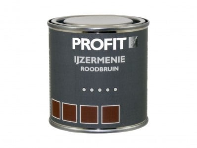 Profit Ijzermenie Dekkend Mat Rood/Bruin 0,75l