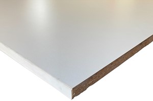 Gemelamineerd spaanplaat wit TST PEFC 18 mm 250 x 125 cm