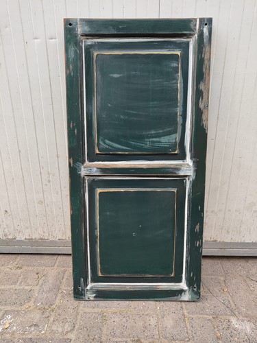 Gebruikt MDF raamluik 535x1110mm groen