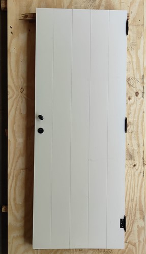 Gebruikte binnendeur 2010x770mm rechtsdraaiend wit