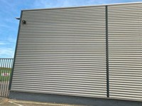 Gebruikte golfplaatpanelen L8000mm x B1100mm golfprofiel grijs-2
