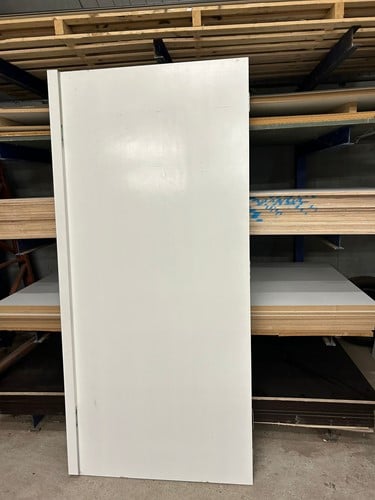 Gebruikte dubbele binnendeur 1020x2300mm wit