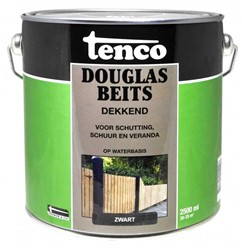 Tenco Douglasbeits Dekkend Zijdeglans Zwart 2,5l