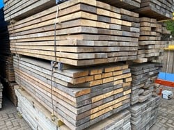 Gebruikte vuren balk 50x200x2000 (partij)