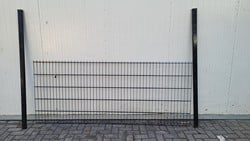 Gebruikt hekwerk B2500x H100mm donkerblauw