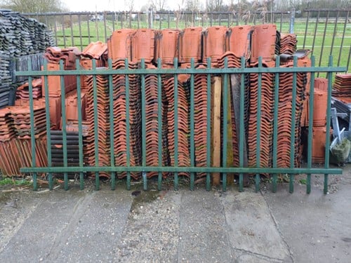 Gebruikte spijlenhekwerk vierkant B1250mm x H1200mm