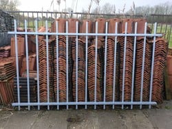 B-keus spijlenhekwerk rond B2300mm x H1400mm