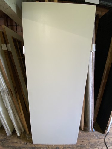 B-keus binnendeur 880x2300 linksdraaiend stomp hout wit