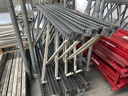 Gebruikte palletstelling staander H5000mm 950mm breed 