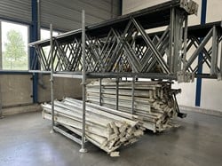 Gebruikte palletstelling ligger 2740mm wit