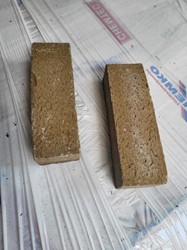 Klinker geel/brons lingeformaat