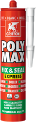 Griffon Poly Max Fix & Seal Express Koker 425 g Wit