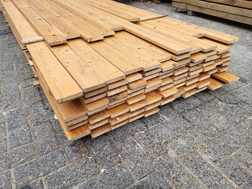 Gebruikte vuren planken 18x95mm per m2 (partij)-2
