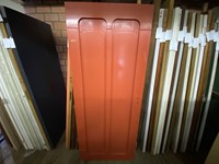 B-keus binnendeur 830x2015 stomp hout rood