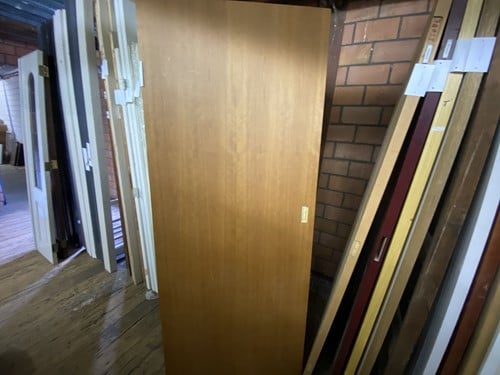 B-keus binnendeur 830x2010 stomp hout bruin